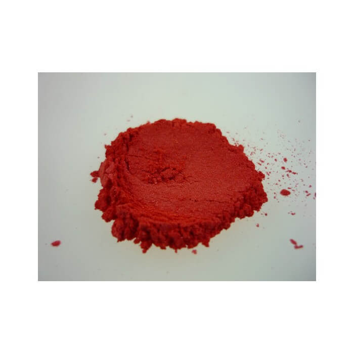 bright red